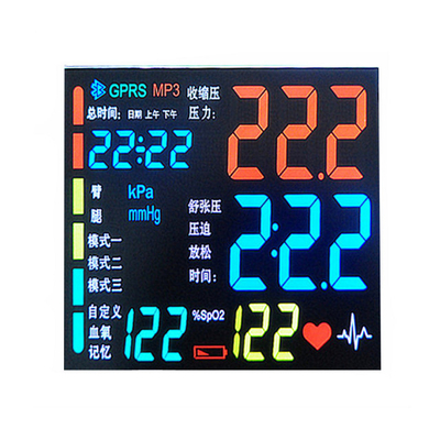 Lo schermo a 6 cifre personalizza il modulo display LCD trasparente a sette segmenti