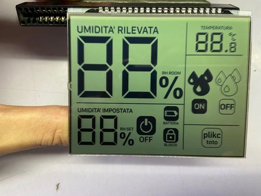 Display LCD a matrice positiva HTN Modulo riflettente Display LCD per termostato