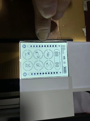 Display LCD HTN positivo trasmissivo 18 pin Dispenser di carburante con retroilluminazione arancione