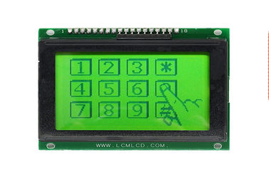 18 pin angolo di visione LCD grafico di 128 x 64 del modulo di Stn del positivo 12864 TN dello schermo