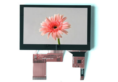 Interfaccia capacitiva a 4,3 pollici di Rgb Spi dello schermo attivabile al tatto di TFT LCD di alta luminosità dell'esposizione dell'affissione a cristalli liquidi per attrezzatura industriale