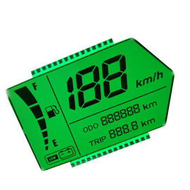 LCD dell'esposizione del tachimetro con il metodo movente statico della lampadina verde