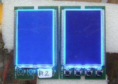 7 esposizione blu negativa LCD su misura dell'affissione a cristalli liquidi Backgound dell'esposizione HTN di segmento per lo sport Equiment