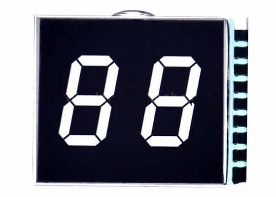 Esposizione bianca dell'esposizione di Pin Connector Monochrome di dimensione del nero su ordinazione LCD di VA