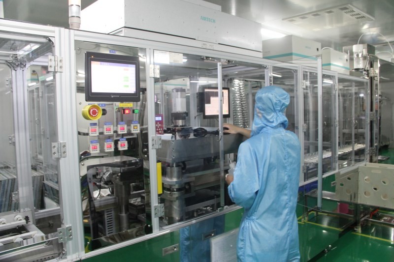 HongKong Guanke Industrial Limited linea di produzione in fabbrica