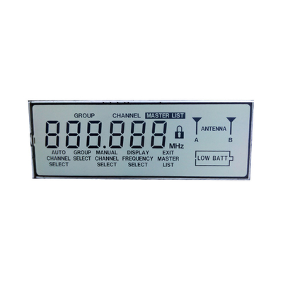 Piccolo 6'Clock monocromatico positivo TN 50 Pin Display LCD a 6 cifre a 7 segmenti