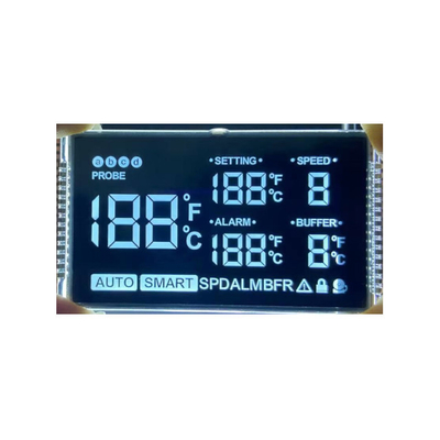 Digit Color VA Display LCD a 7 segmenti per termoregolatore