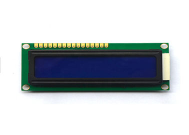 STN LCD negativo delle esposizioni 2 x 16 di LCM monocromio di risoluzione 1602 con 16 perni
