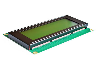 20 x 4 schermi giallo verde dell'esposizione LCD di 2004A LCM dimensione del profilo di 98 x di 60 x di 13.5mm 