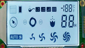 Segmento positivo LCD di vetro del quadro comandi di Transflective HTN per la lavatrice