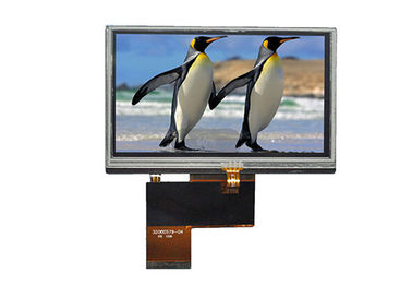480 * 272 bit resistente del pannello 24 a 4,3 pollici dello schermo attivabile al tatto di TFT LCD per l'industriale