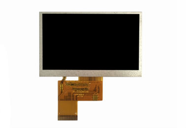 Esposizione trasparente su ordinazione di 4,3 TFT LCD, schermo a colori di TFT di 480 * 272 punti con 24 bit