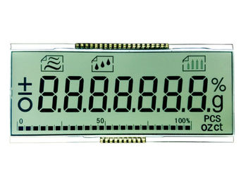 Cifra LCD monocromatica di segmento 4 dell'esposizione 7 di TN alfanumerica con il Pin impermeabile del connettore 18