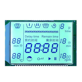 Visualizzazione elettronica LCD LCD dell'esposizione di 2.8V-5.5V TN/di codice segmento di temperatura