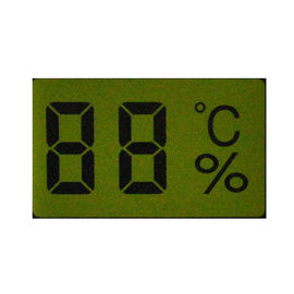 Impiegati di funzionamento -30-+80℃ di forma 2 della cifra dello schermo dell'esposizione LCD LCD su ordinazione di TN