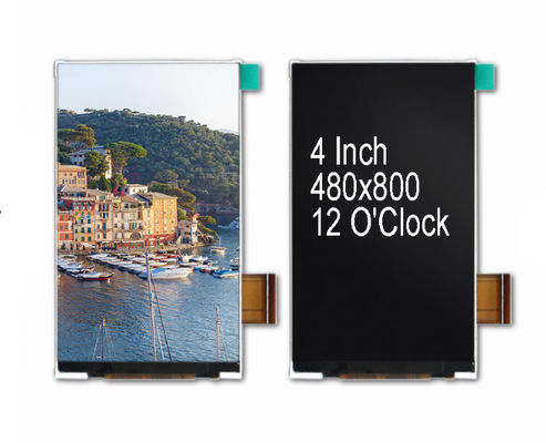 esposizione a 3,97 pollici di IPS TFT LCD dell'interfaccia di 300cd/M2 480x800 RGB