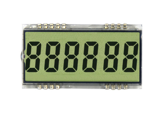Il LCD riflettente di Pin di metallo TN visualizza il modulo di dimensione su misura 7 segmenti