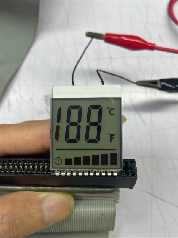 Display LCD a trasmissione personalizzato a 6 O orologio