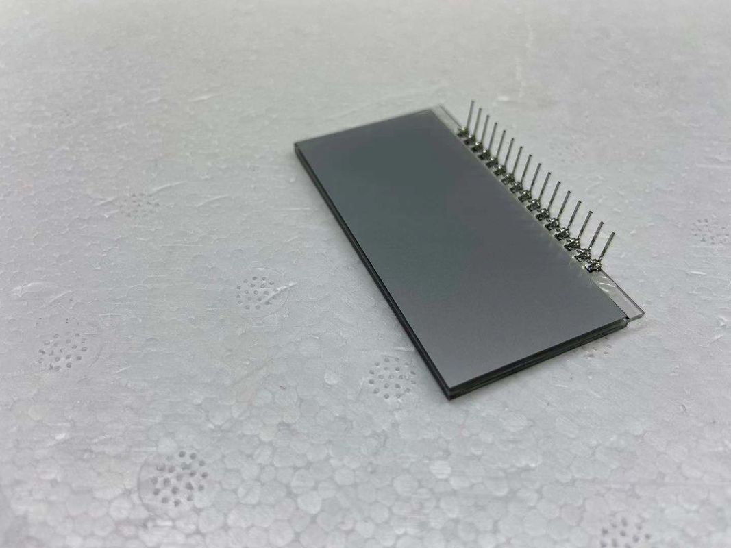 Tn 7 Segmento LCD Display 12 O Orologio positivo Monocromo Transmissive Lcd Modulo carattere trasparente per orologio