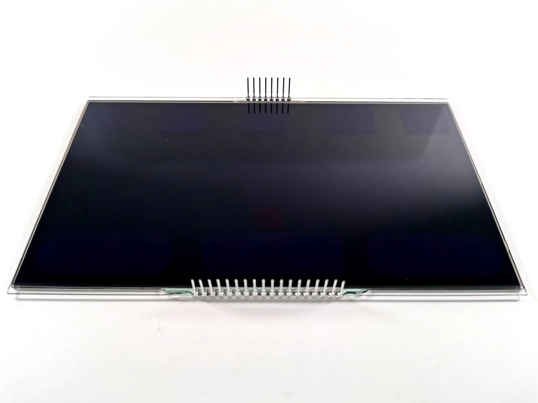 12 O Clock Negativo VA Display LCD Segmento nero Digit Grafica LCD Vetro Va Pannello Per Termostato