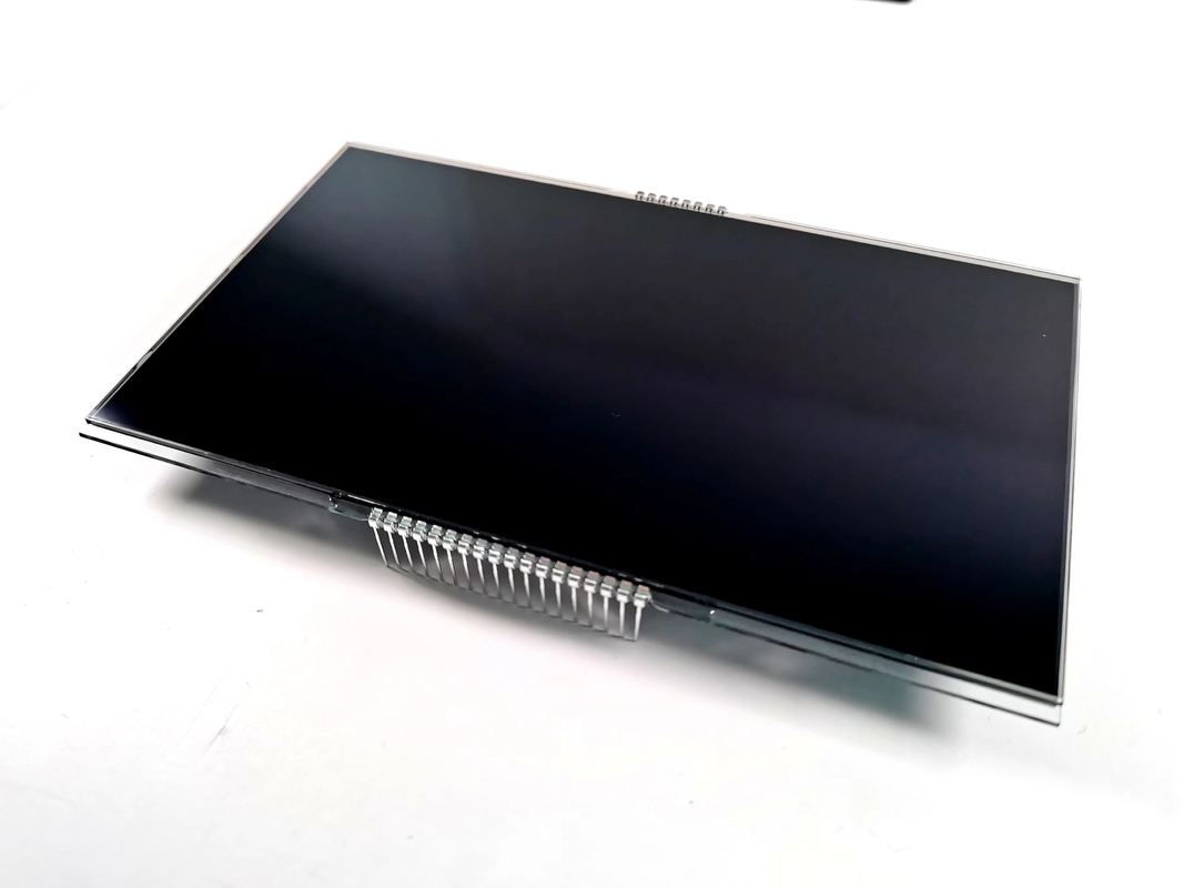 12 O Clock Negativo VA Display LCD Segmento nero Digit Grafica LCD Vetro Va Pannello Per Termostato