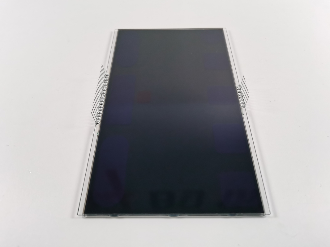 12 O Clock Negativo VA Display LCD Segmento nero Digit Grafica LCD Vetro Va Pannello Per Termostato