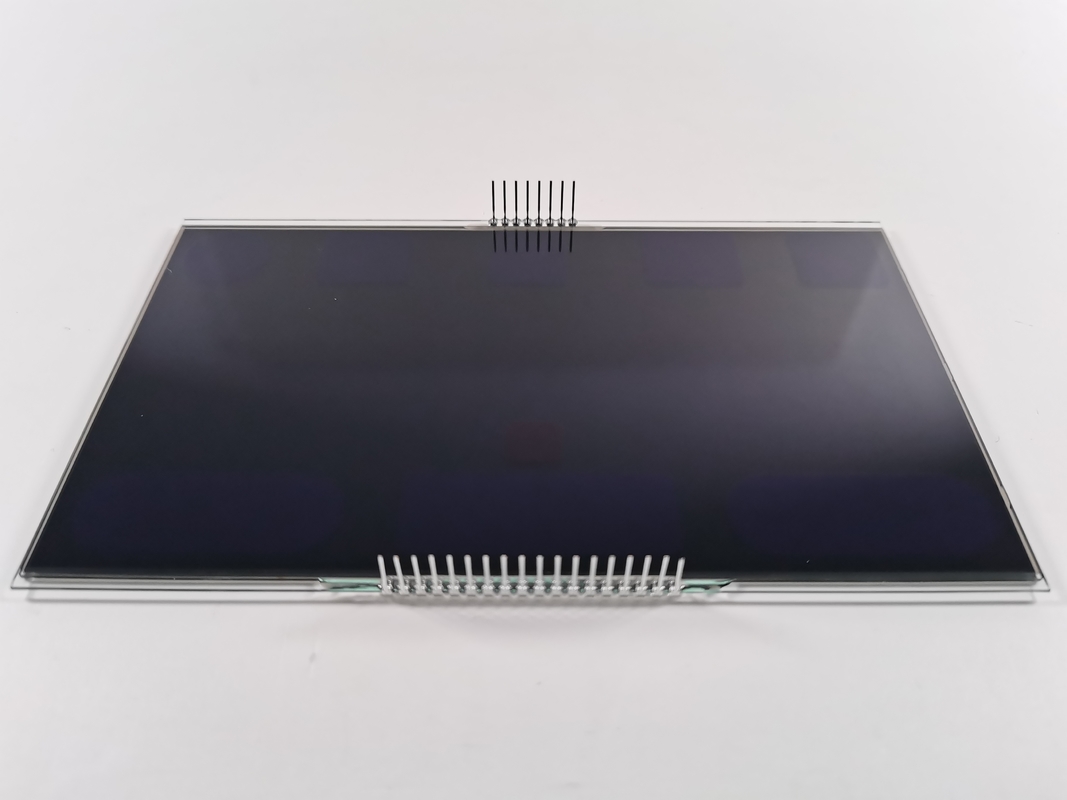 12 O Clock Negativo VA Display LCD Segmento nero Digit Grafica LCD Vetro Va Pannello Per Termostato