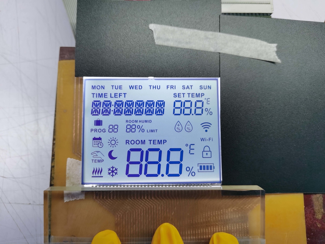 Fabbrica cinese schermo LCD a cifre positive FSTN Display trasmissivo personalizzato TN Lcd Modulo per strumentazione