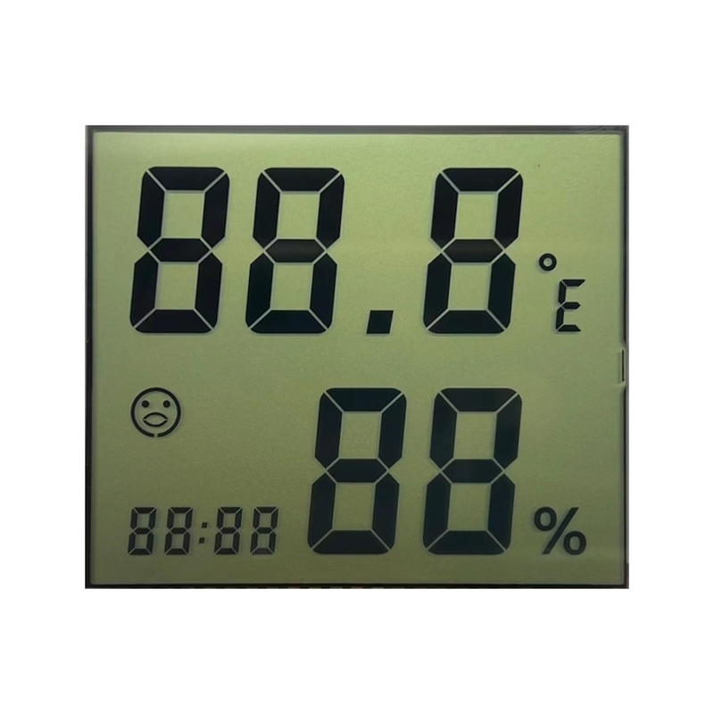 3.0 V Display LCD TN trasmissivo Segmento di codice schermo LCD per igrotermografo