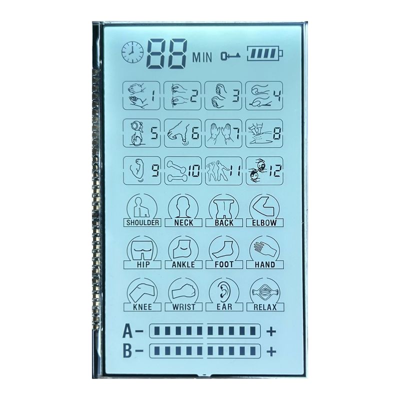 Positivo 6 O' Clock Transmissive Monocromo Va Lcd Display Screen PIN Per massaggiatore