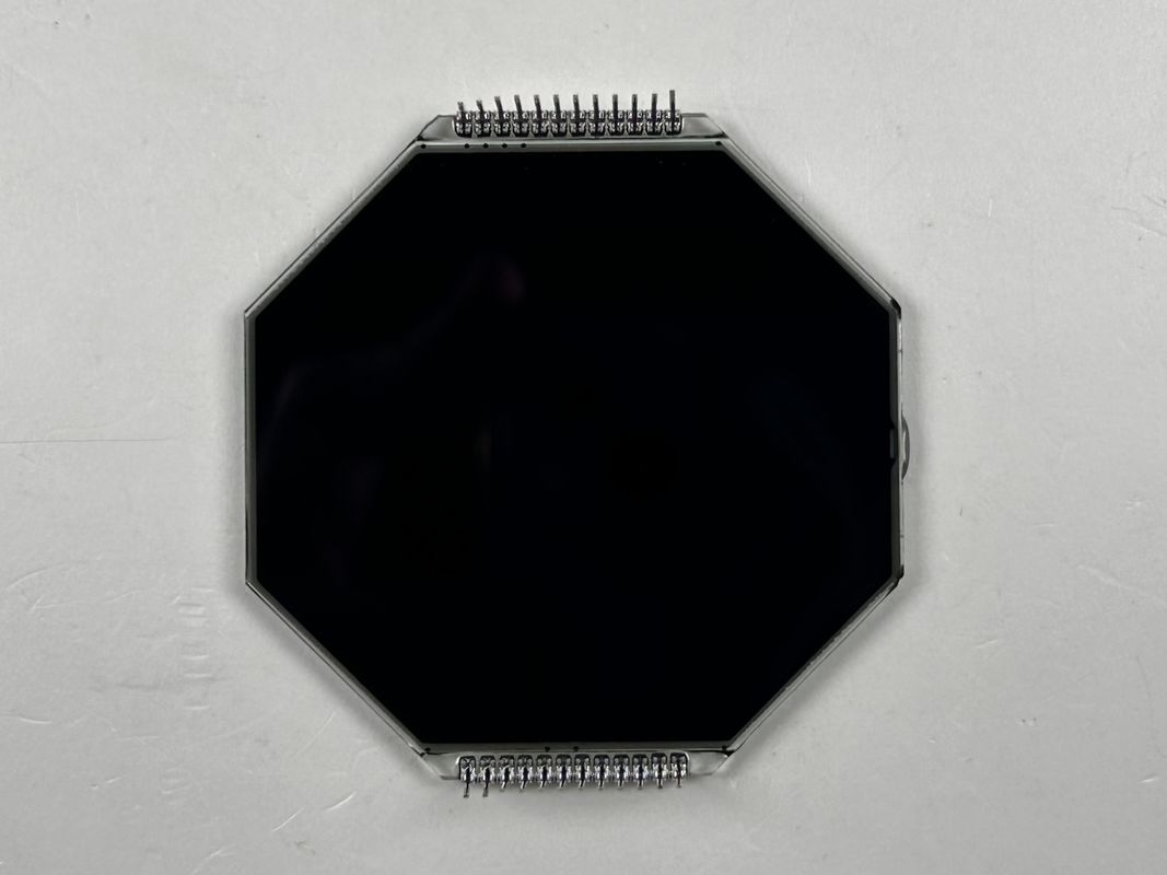 Display LCD HTN a matrice personalizzata con otto forme monocromo a 7 segmenti schermo LCD grafico per strumenti per motocicli