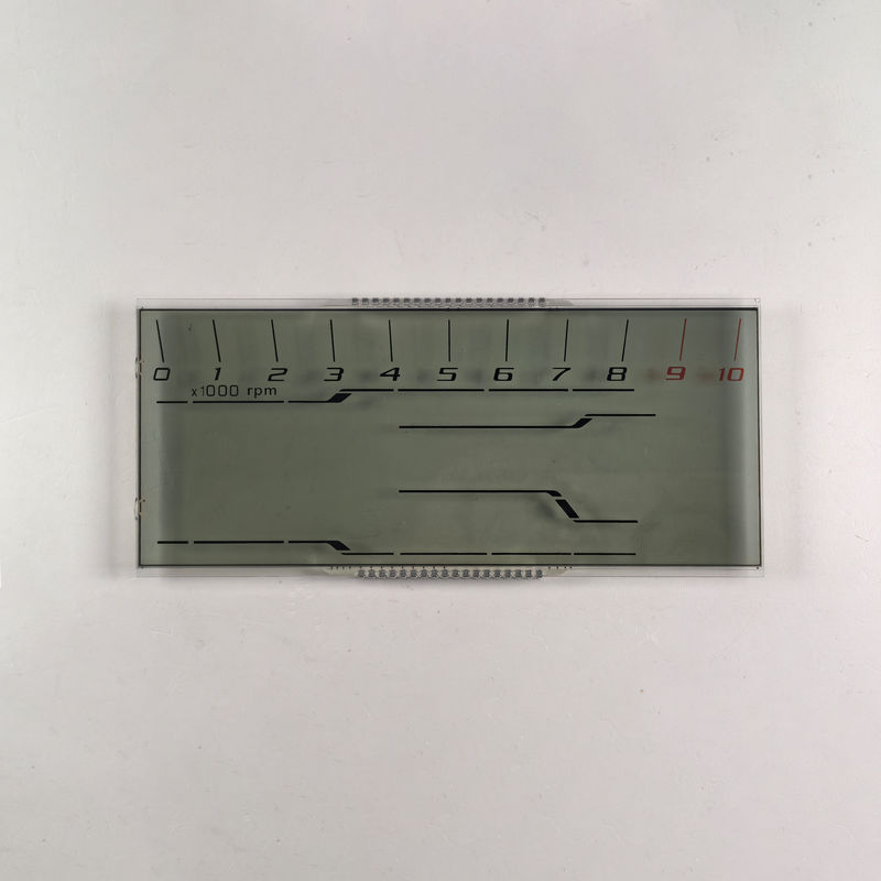 Produttore Display LCD Custom HTN a otto forme monocromo a 7 segmenti Display LCD grafico per strumenti per motocicli