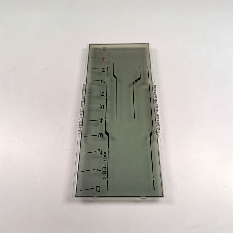 Produttore Display LCD Custom HTN a otto forme monocromo a 7 segmenti Display LCD grafico per strumenti per motocicli