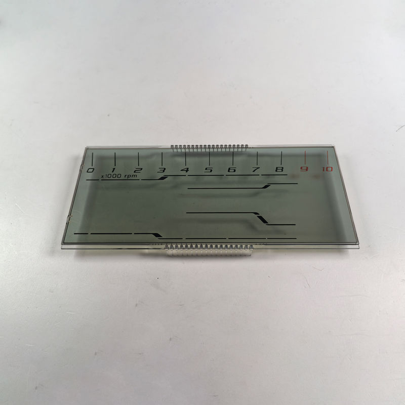 Produttore Display LCD Custom HTN a otto forme monocromo a 7 segmenti Display LCD grafico per strumenti per motocicli