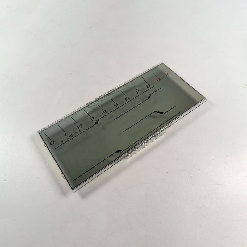 Produttore Display LCD Custom HTN a otto forme monocromo a 7 segmenti Display LCD grafico per strumenti per motocicli