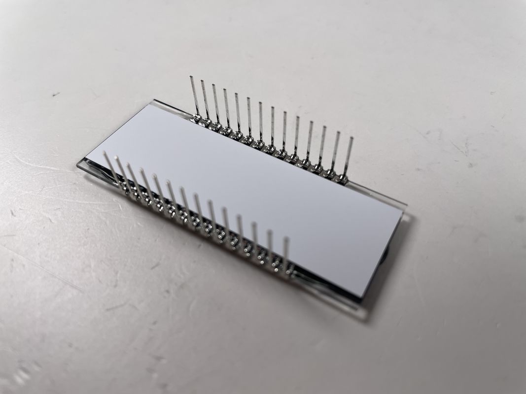 Display LCD TN a 8 cifre con connessione PIN positiva a sette segmenti per contatori di gas elettronici