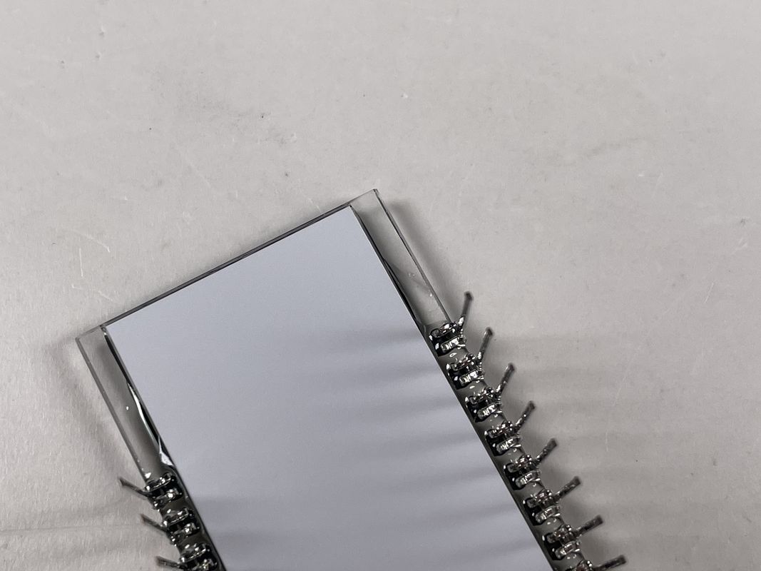 Display LCD TN a 8 cifre con connessione PIN positiva a sette segmenti per contatori di gas elettronici