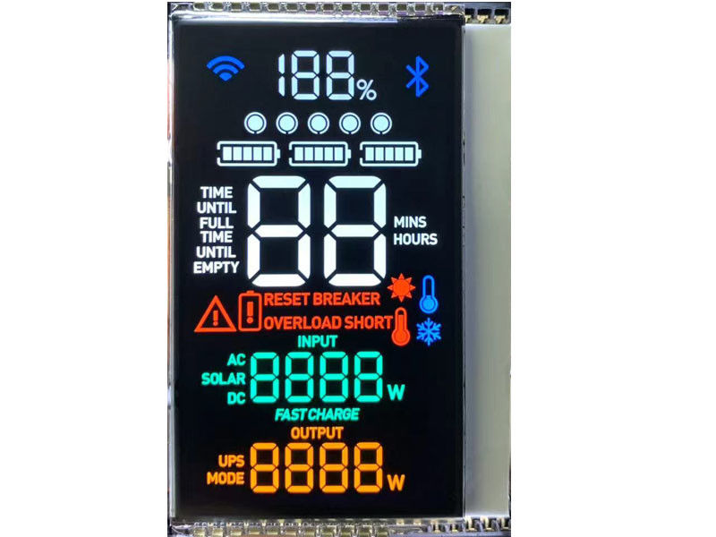 Modulo LCD ad alto contrasto VA Display monocromatico per schermo di alimentazione esterno e interno