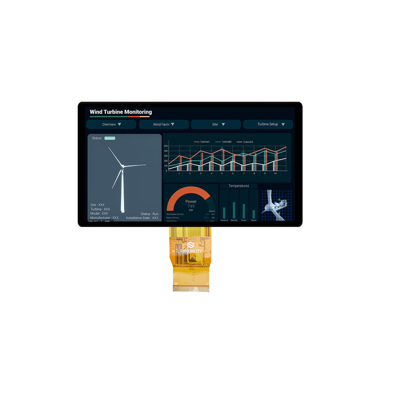 Display LCD modulo TFT personalizzato da 5 pollici a 7 pollici per uso industriale.