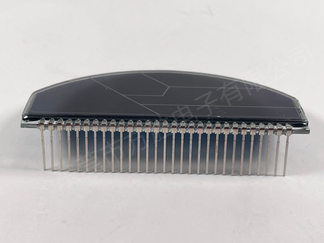 Display LCD a pellicola blu per motociclette Display LCD monocromo Display LCD a velocimetro semicircolare