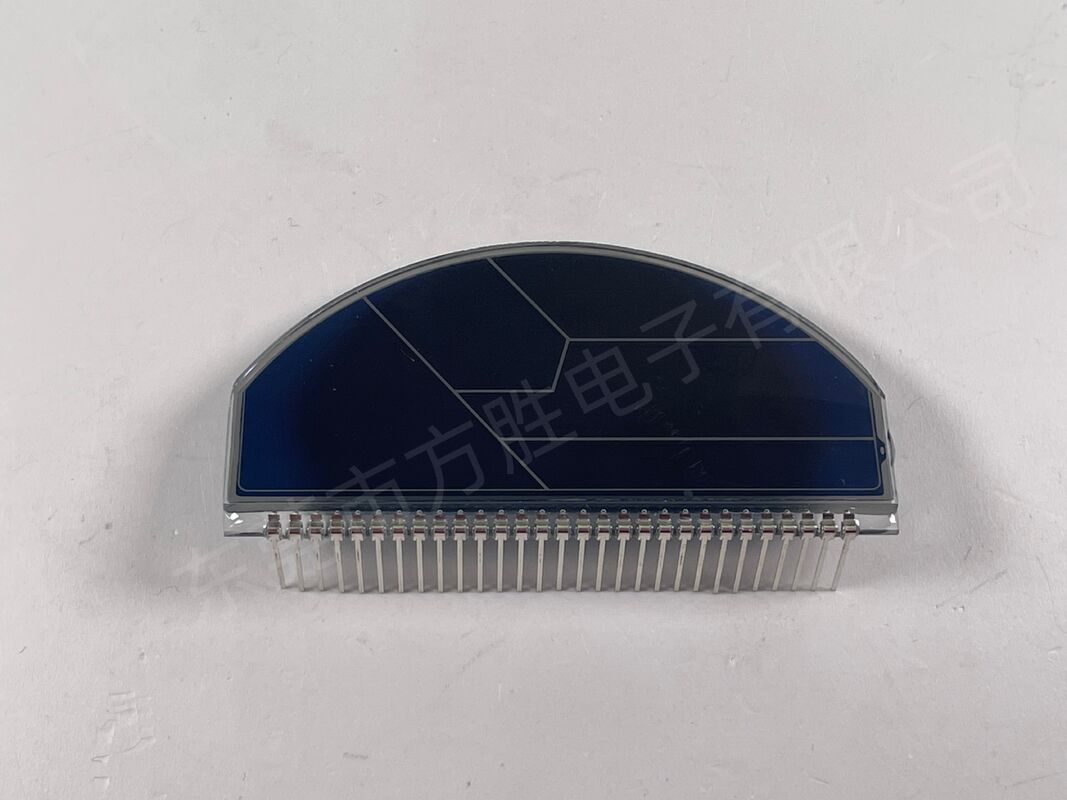 Display LCD a pellicola blu per motociclette Display LCD monocromo Display LCD a velocimetro semicircolare