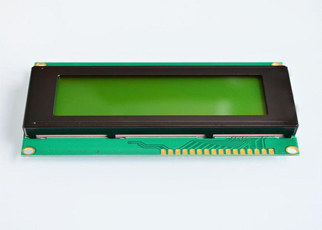 20 x 4 schermi giallo verde dell'esposizione LCD di 2004A LCM dimensione del profilo di 98 x di 60 x di 13.5mm 