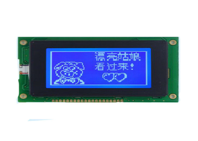 I perni a 3,2 pollici del grafico STN 20 dell'esposizione dell'affissione a cristalli liquidi della matrice a punti 128x64 con il LED Backlight