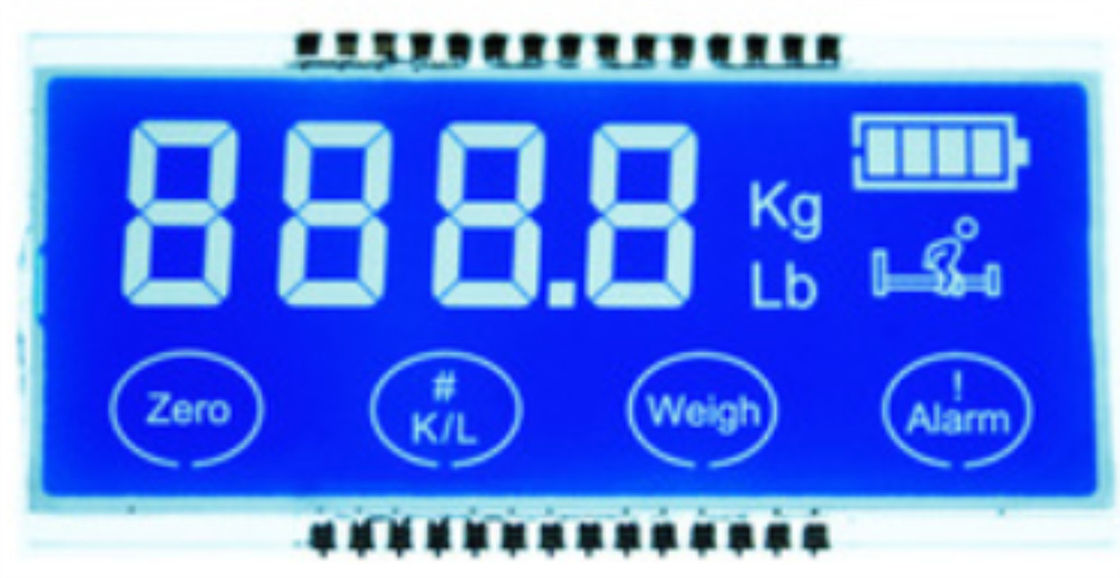 Modo positivo 2.8V dell'esposizione LCD di TN/STN/HTN con il Pin/connettore di gomma
