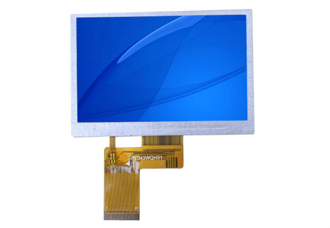 480 * 272 bit resistente del pannello 24 a 4,3 pollici dello schermo attivabile al tatto di TFT LCD per l'industriale