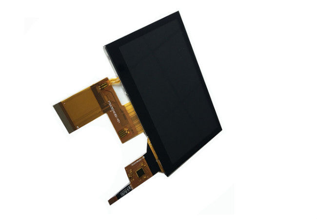 Interfaccia capacitiva a 4,3 pollici di Rgb Spi dello schermo attivabile al tatto di TFT LCD di alta luminosità dell'esposizione dell'affissione a cristalli liquidi per attrezzatura industriale
