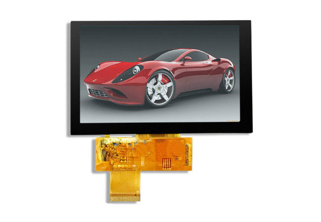 Esposizioni a 5,0 pollici 800 * 480 schermo di Tft di alta luminosità dell'interfaccia del touch screen 16/18/24bit RGB dell'affissione a cristalli liquidi di TFT