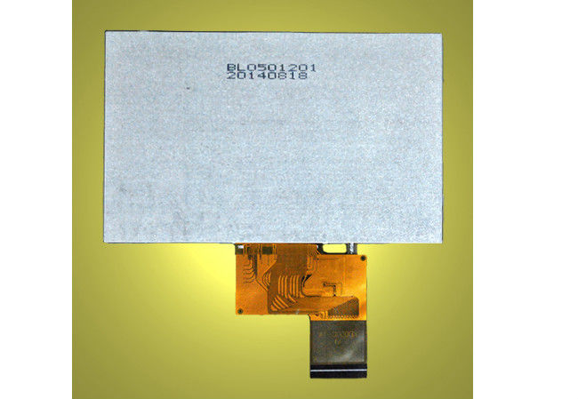 Esposizioni a 5,0 pollici 800 * 480 schermo di Tft di alta luminosità dell'interfaccia del touch screen 16/18/24bit RGB dell'affissione a cristalli liquidi di TFT