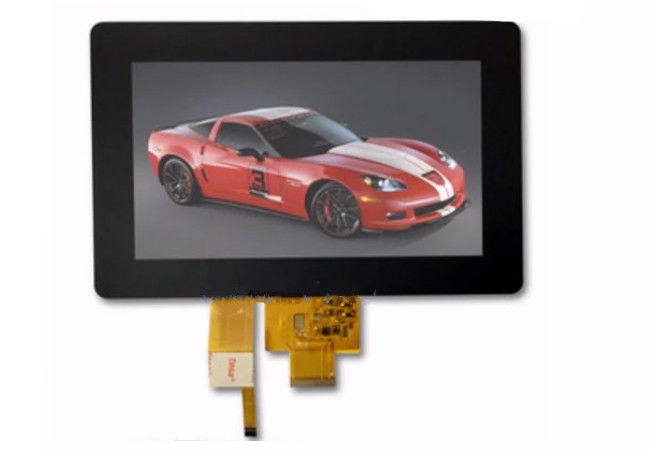 Pannelli a 7 pollici dell'affissione a cristalli liquidi pannello capacitivo dello schermo attivabile al tatto da 1024 * 600 IPS TFT LCD con l'interfaccia di Lvds