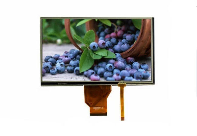 Pannelli a 7 pollici dell'affissione a cristalli liquidi pannello capacitivo dello schermo attivabile al tatto da 1024 * 600 IPS TFT LCD con l'interfaccia di Lvds